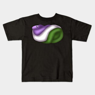 GenderQueer Snake Kids T-Shirt